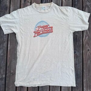 Hanes Men's Tan and Cream T-shirt